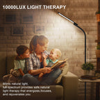 Cozylumi™ Sthmolepy Light Therapy Lamp,10000 Lux Happy Therapy Light, Floor Sun Therapy