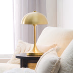Cozylumi™ Modern Dome 18 in Touch On/Off Table Lamp, Brass