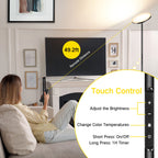 Cozylumi™ Floor Lamp with Remote, Super Bright Standing Lamp, 4 Color Temperature