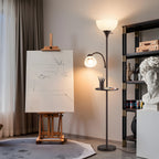 Cozylumi™ 72" Floor Lamp with Table, Adjustable Reading Lights, Modern Floor Lamps for