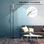 Cozylumi™ Metal LED Floor Lamp, 74''H Modern Touchable Floor Lamp with Remote Control