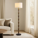Cozylumi™ JUJUYUYOP 62" Farmhouse-Style Living room Floor Lamp with a Rotary Switch