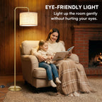Cozylumi™ Floor Lamp for Living Room, Tall Standing Lamp with 3 Color Temperatures, 850