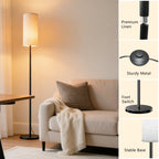 Cozylumi™ Modern Floor Lamps for Living Room, 3 Color Temperature 60" Tall Standing