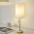 Cozylumi™ Minimalist Table Lamp Set of 2, Nightstand Lamp for Bedroom Living Room