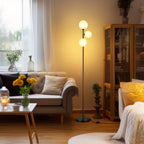 Cozylumi™ 71" Globe Floor Lamp for Living Room Clearance, Modern 3 light Standing Lamp