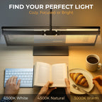 Cozylumi™ Coliware LED Desk Lamp for Office Home, Eye Caring Architect Lamp with Clamp