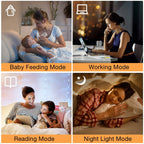 Cozylumi™ Kisportee 67" Dimmable Floor Lamps for Living Room | 3000K-6500K, Remote &