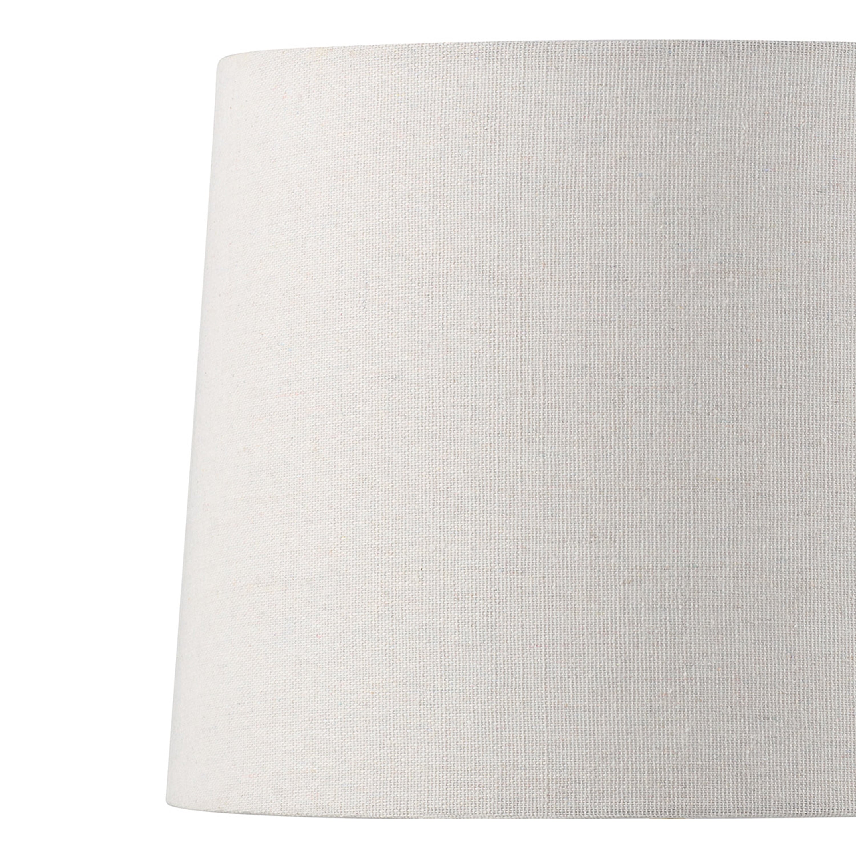 Cozylumi™ 18 in Clear Glass Table Lamp with Brass Metal Base and Beige Shade