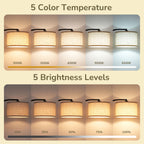 Cozylumi™ DEWENWILS 63.4in Modern Floor Lamps with Remote for Living Room, Adjustable