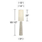 Cozylumi™ Leisa Mid Century Modern Southwest 64 1/2" Tall Standing Floor Lamp Foot