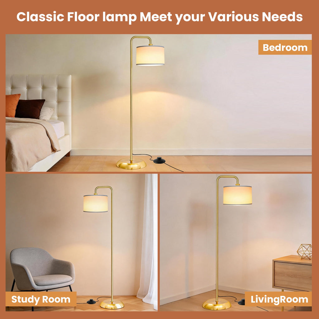 Cozylumi™ Floor Lamp for Living Room, Tall Standing Lamp with 3 Color Temperatures, 850