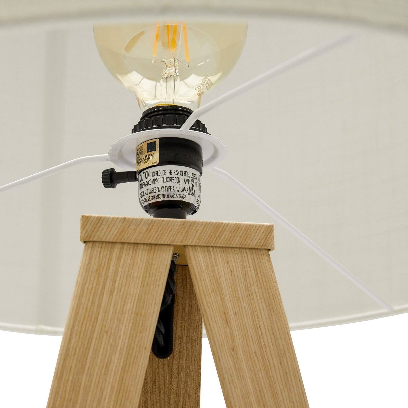 Cozylumi™ Home Director Metal Floor Lamp in Natural