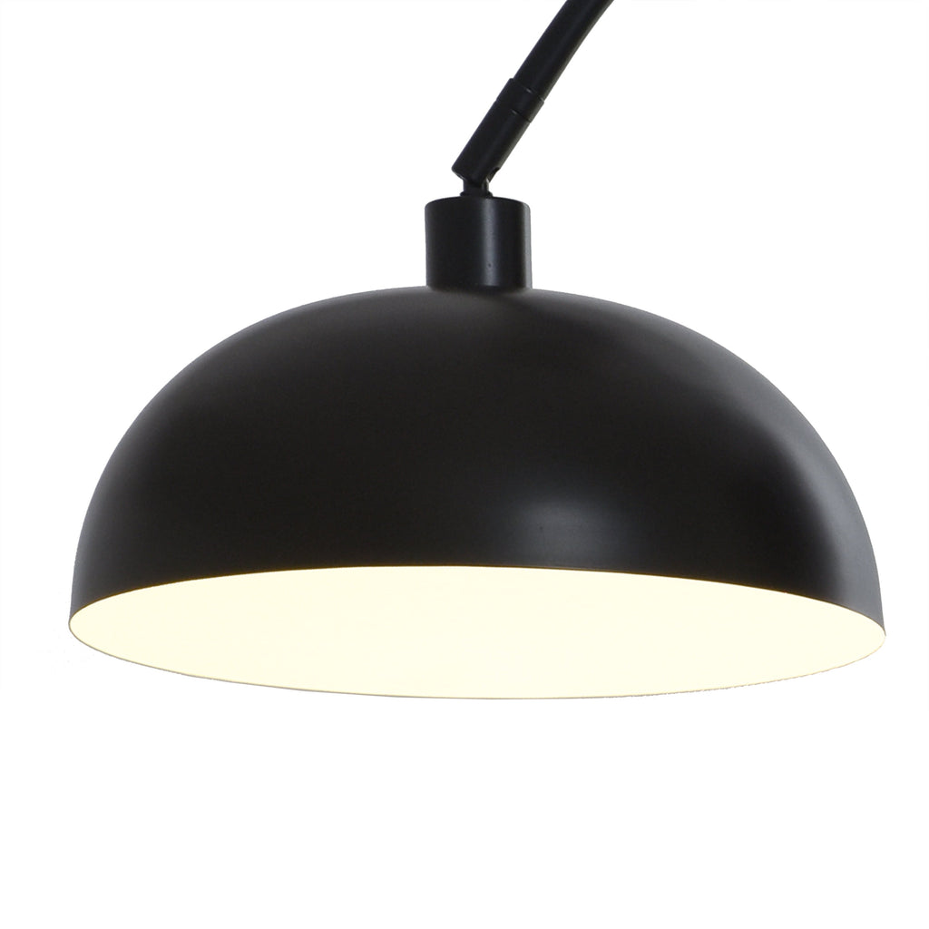 Cozylumi™ Black Finish Arch Dome Floor Lamp