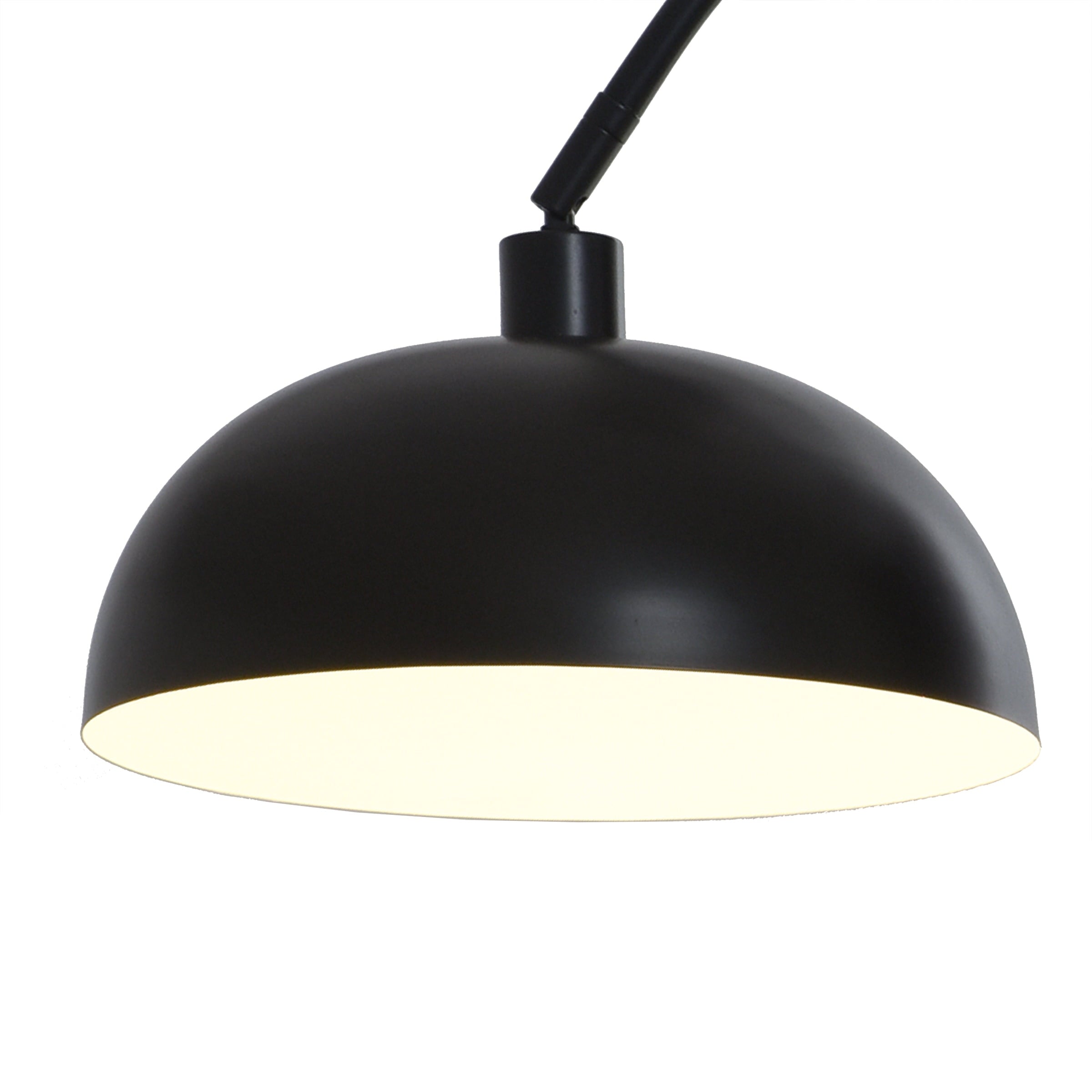Cozylumi™ Black Finish Arch Dome Floor Lamp