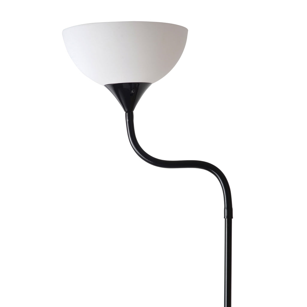 Cozylumi™ 71 in Black Gooseneck Floor Lamp with Flexible Neck