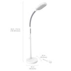Cozylumi™ Verilux HappyLight Duo 2-in-1 Light Therapy & Floor Lamp White VT39WW1