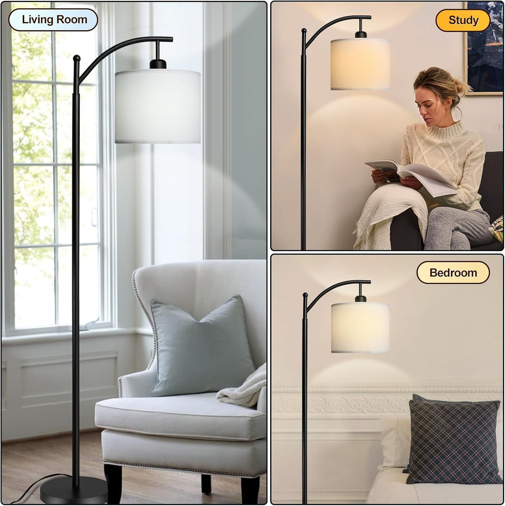 Cozylumi™ BN-LINK Dimmable Floor Lamp with 3 Color Temperatures, Standing Lamp with