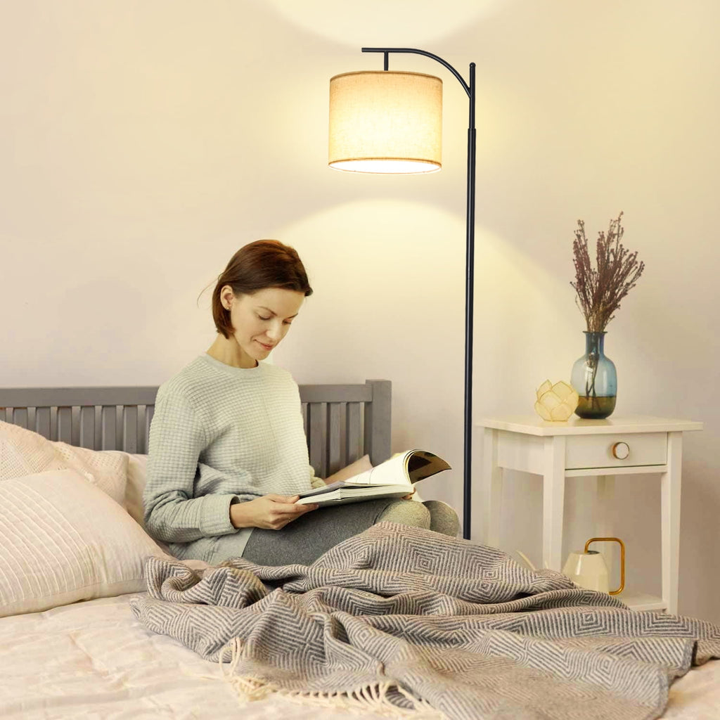 Cozylumi™ Coliware Arc Floor Lamp with 3 Color Temperatures Bulb, Modern Arched