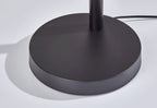 Cozylumi™ 82 in Matte Black 3-Light Arc Floor Lamp with Adjustable Shades