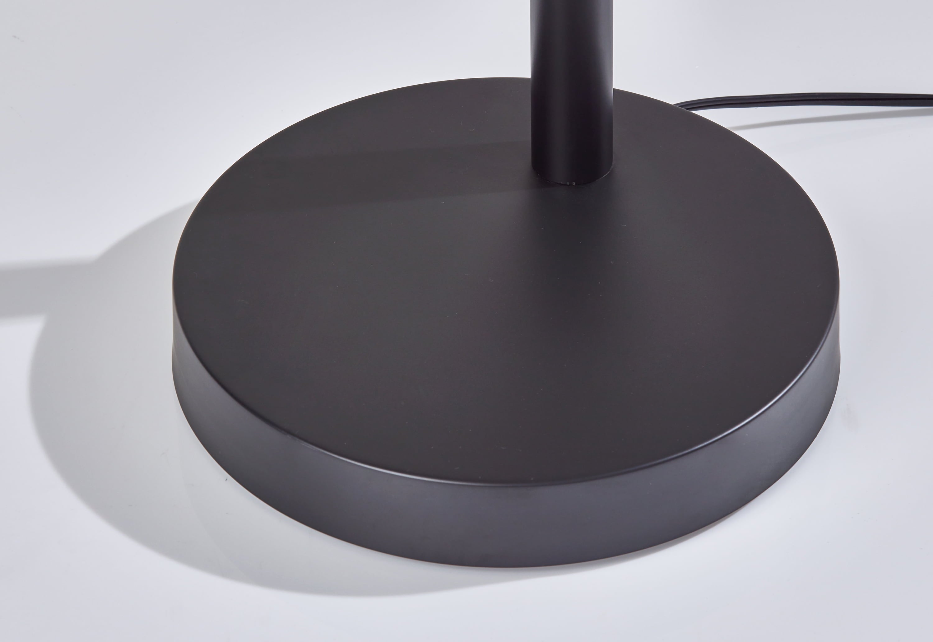 Cozylumi™ 82 in Matte Black 3-Light Arc Floor Lamp with Adjustable Shades
